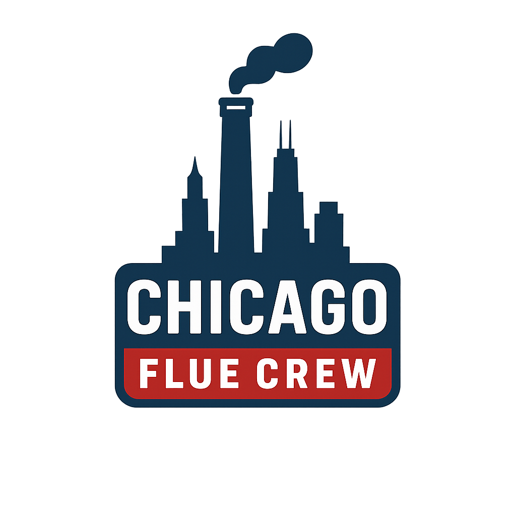 Chicago Flue Crew logo - UL listed chimney and boiler exhaust contractor in Chicago